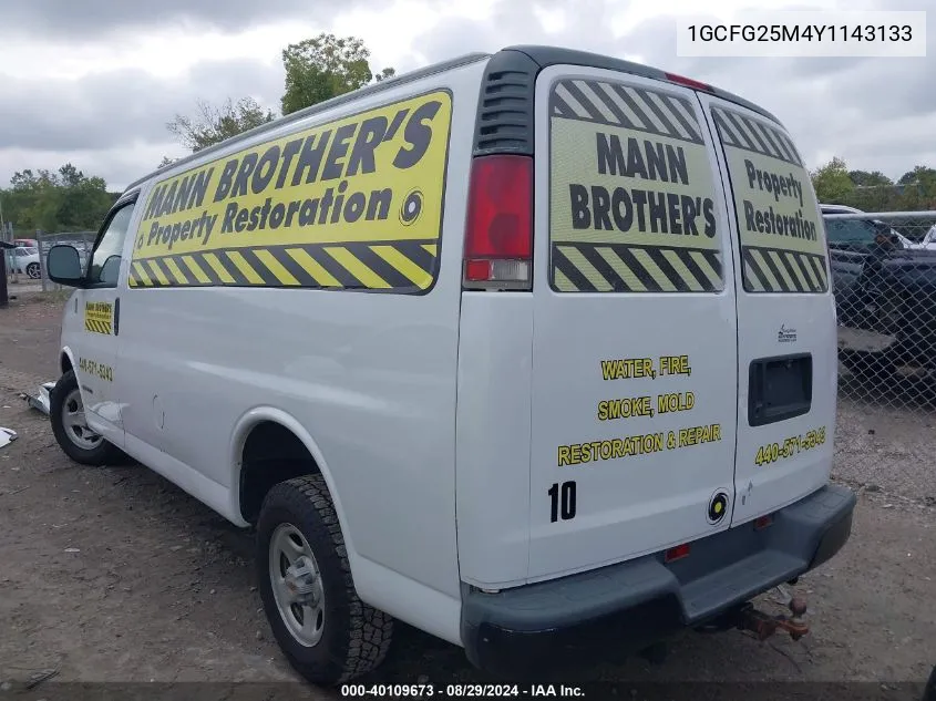 1GCFG25M4Y1143133 2000 Chevrolet Express