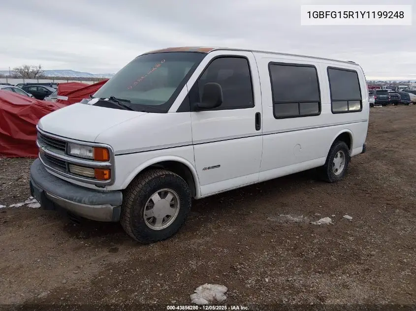 1GBFG15R1Y1199248 2000 Chevrolet Express Upfitter Pkg.