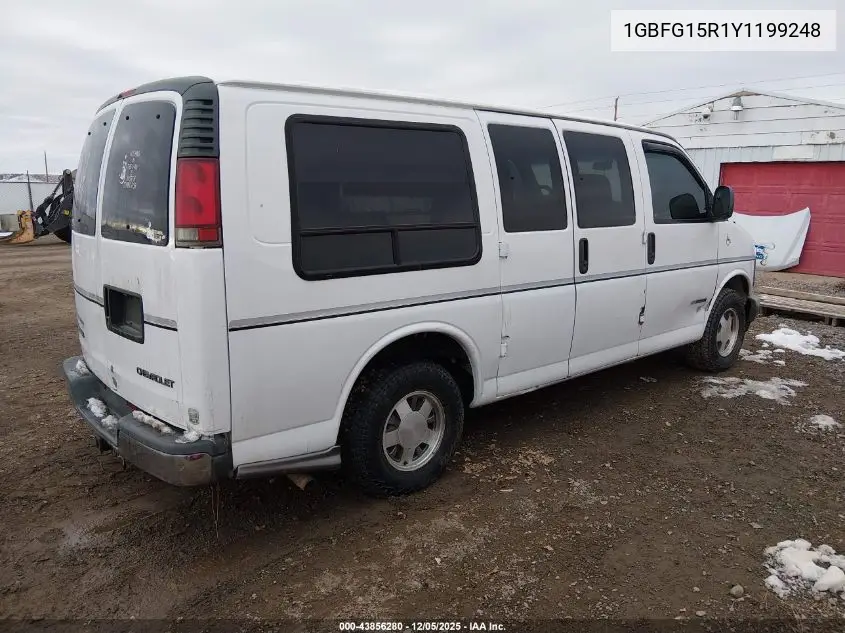 1GBFG15R1Y1199248 2000 Chevrolet Express Upfitter Pkg.
