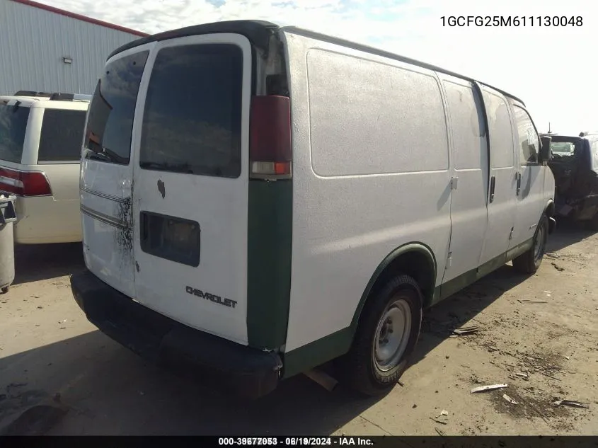 2001 Chevrolet Express Cargo Van VIN: 1GCFG25M611130048 Lot: 39677053