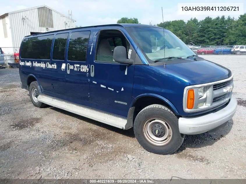 1GAHG39R411206721 2001 Chevrolet Express