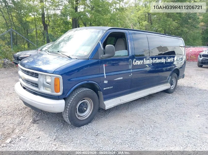 1GAHG39R411206721 2001 Chevrolet Express