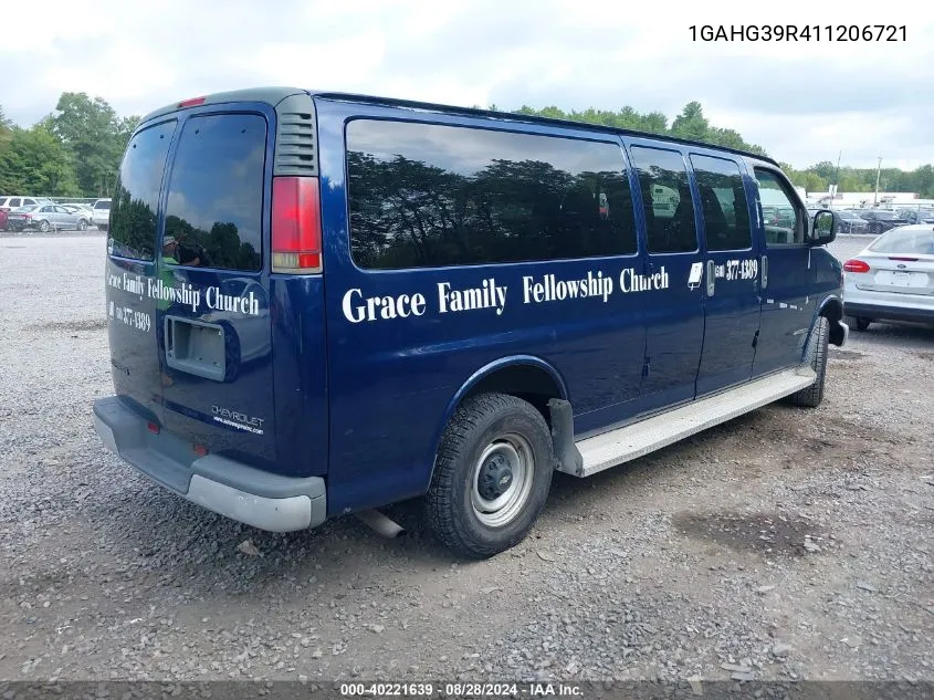 1GAHG39R411206721 2001 Chevrolet Express