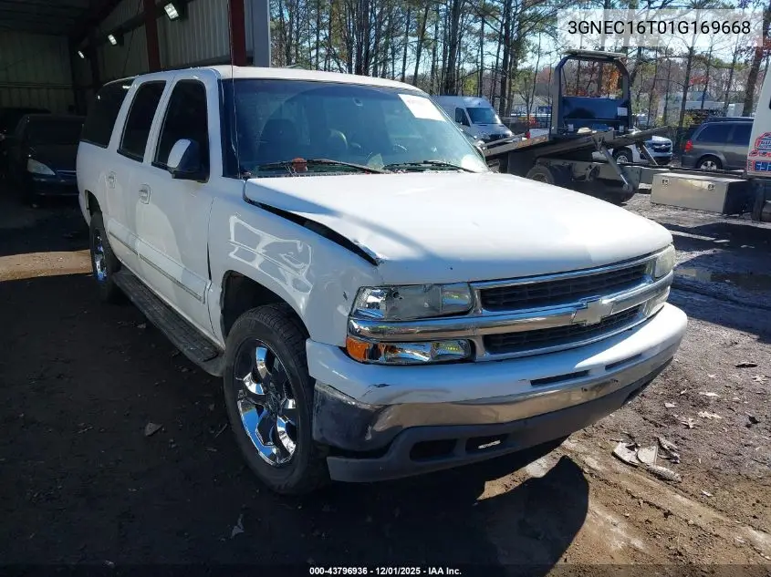 3GNEC16T01G169668 2001 Chevrolet Suburban 1500 Lt