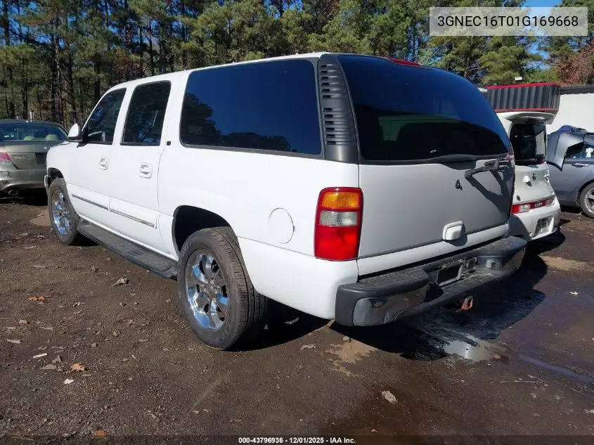 3GNEC16T01G169668 2001 Chevrolet Suburban 1500 Lt
