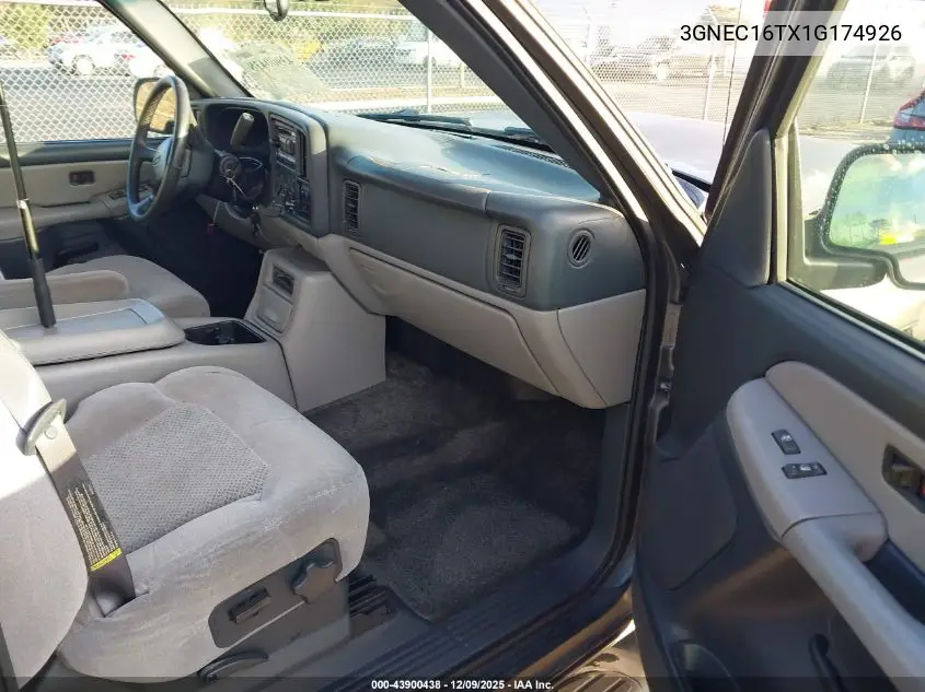 3GNEC16TX1G174926 2001 Chevrolet Suburban 1500 Ls