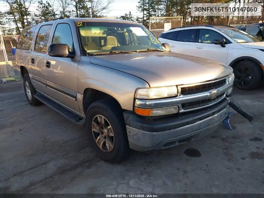 3GNFK16T51G147060 2001 Chevrolet Suburban 1500 Ls