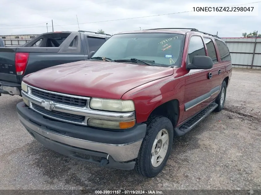 2002 Chevrolet Suburban 1500 Ls VIN: 1GNEC16Z42J298047 Lot: 39911157