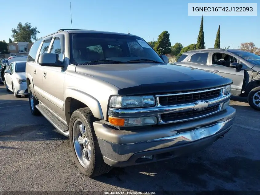1GNEC16T42J122093 2002 Chevrolet Suburban 1500 Lt