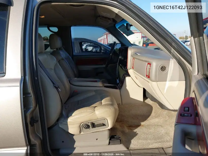 1GNEC16T42J122093 2002 Chevrolet Suburban 1500 Lt
