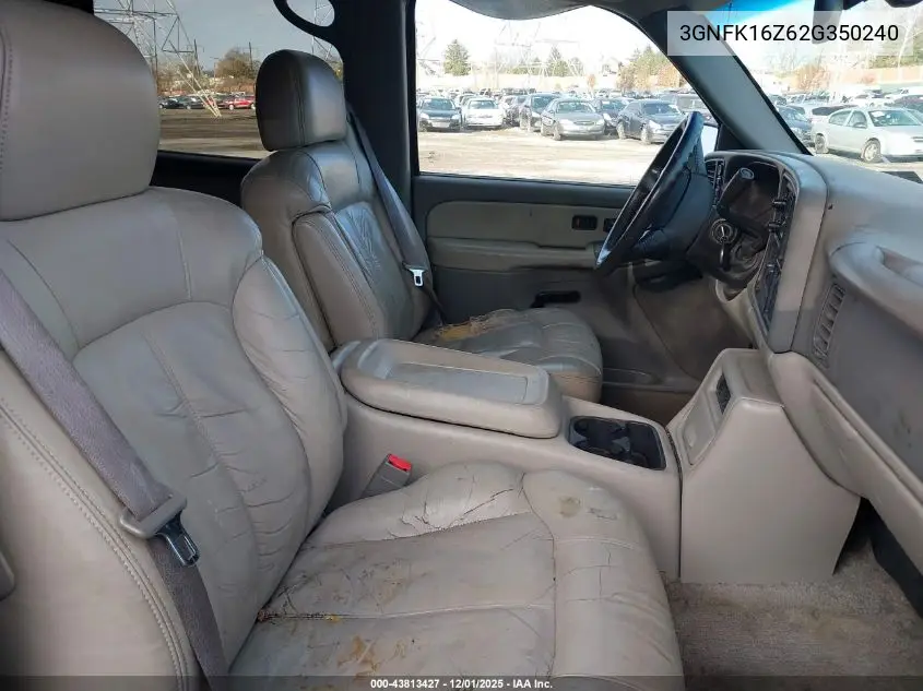 3GNFK16Z62G350240 2002 Chevrolet Suburban 1500 Lt