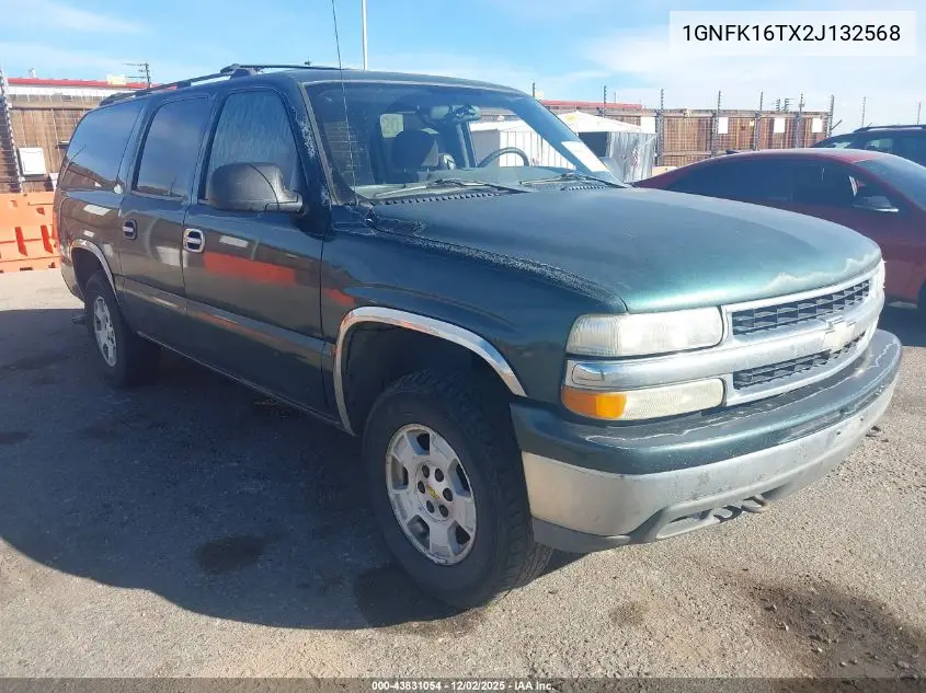 1GNFK16TX2J132568 2002 Chevrolet Suburban 1500 Ls