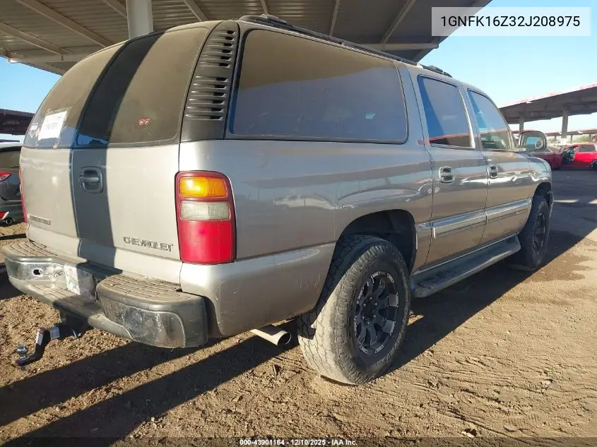 1GNFK16Z32J208975 2002 Chevrolet Suburban 1500 Lt