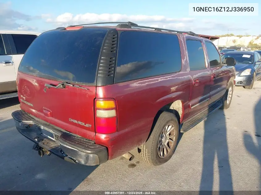 1GNEC16Z12J336950 2002 Chevrolet Suburban 1500 Lt