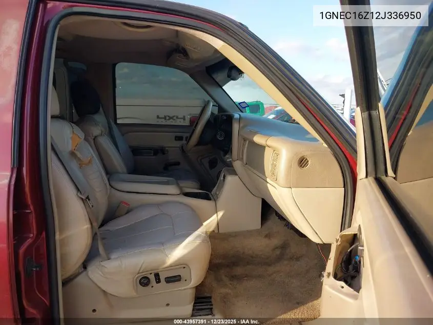 1GNEC16Z12J336950 2002 Chevrolet Suburban 1500 Lt