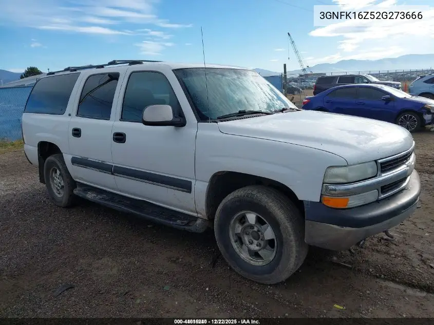 3GNFK16Z52G273666 2002 Chevrolet Suburban 1500 Ls