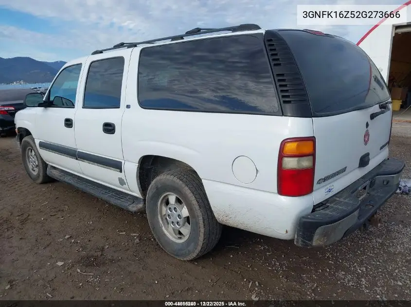 3GNFK16Z52G273666 2002 Chevrolet Suburban 1500 Ls