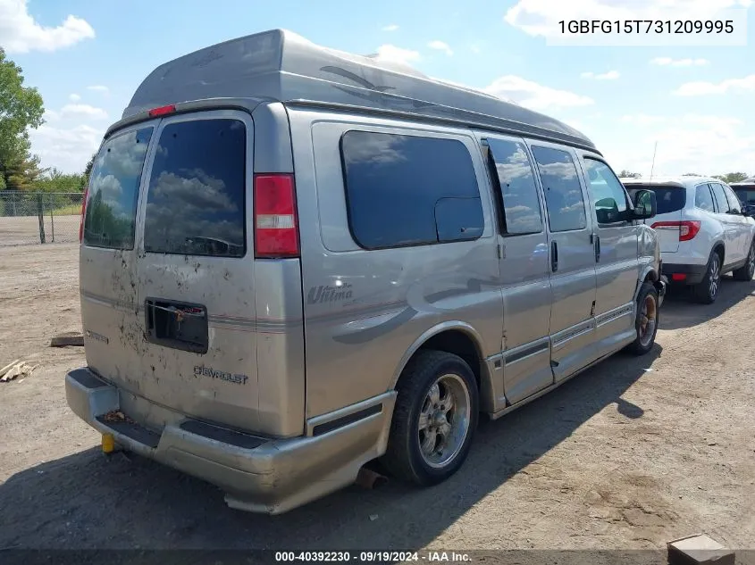 2003 Chevrolet Express Upfitter VIN: 1GBFG15T731209995 Lot: 40392230