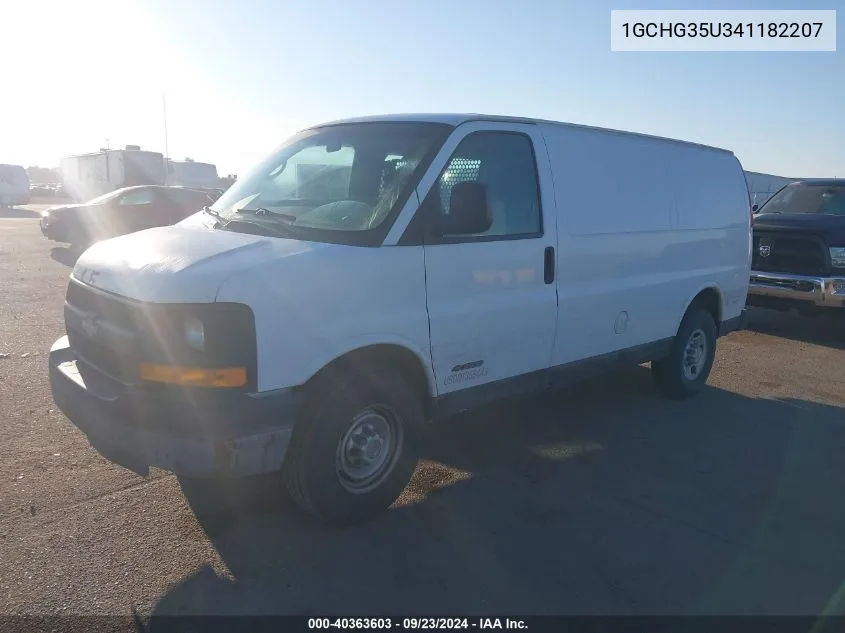 2004 Chevrolet Express G3500 VIN: 1GCHG35U341182207 Lot: 40363603