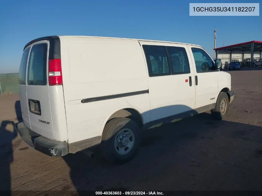 2004 Chevrolet Express G3500 VIN: 1GCHG35U341182207 Lot: 40363603