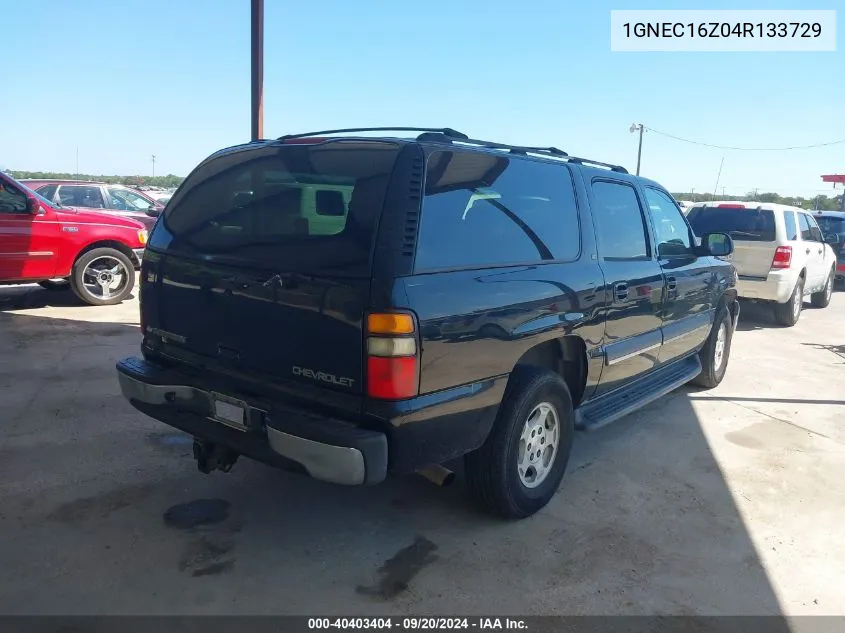 2004 Chevrolet Suburban 1500 Lt VIN: 1GNEC16Z04R133729 Lot: 40403404