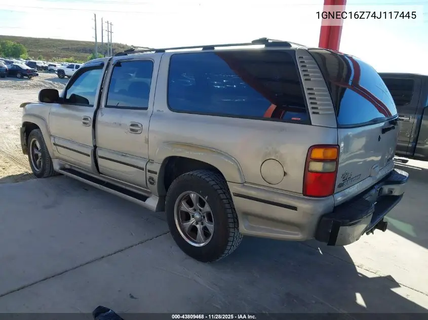 1GNEC16Z74J117445 2004 Chevrolet Suburban 1500 Lt
