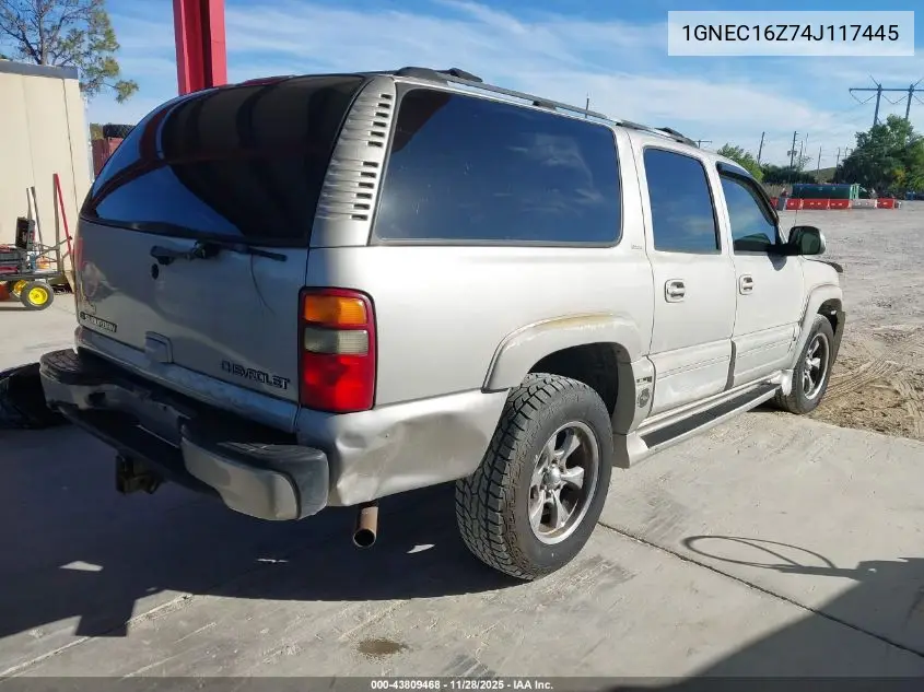 1GNEC16Z74J117445 2004 Chevrolet Suburban 1500 Lt