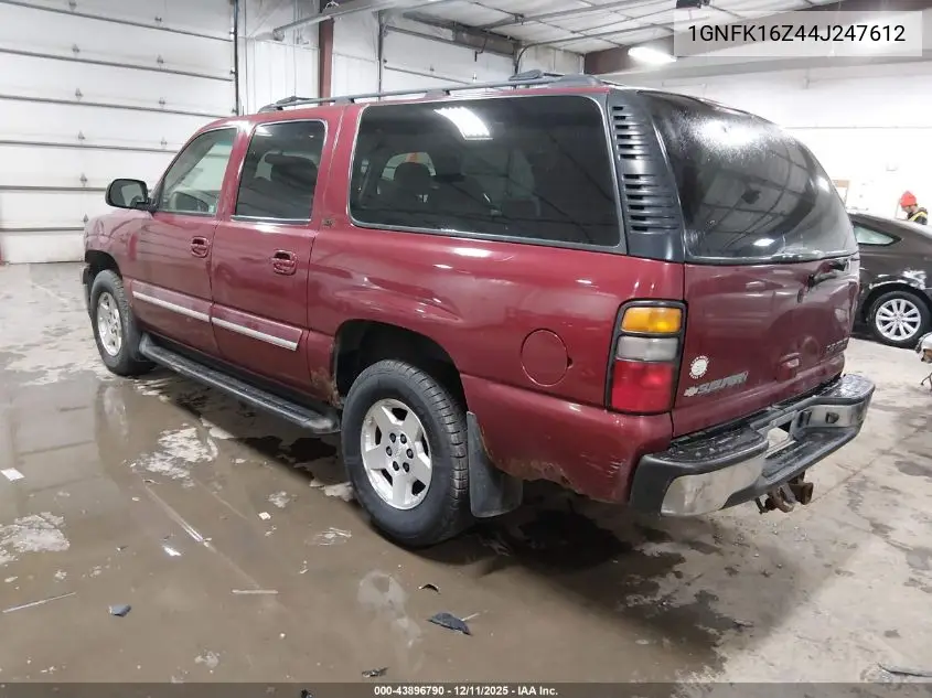 1GNFK16Z44J247612 2004 Chevrolet Suburban 1500 Lt