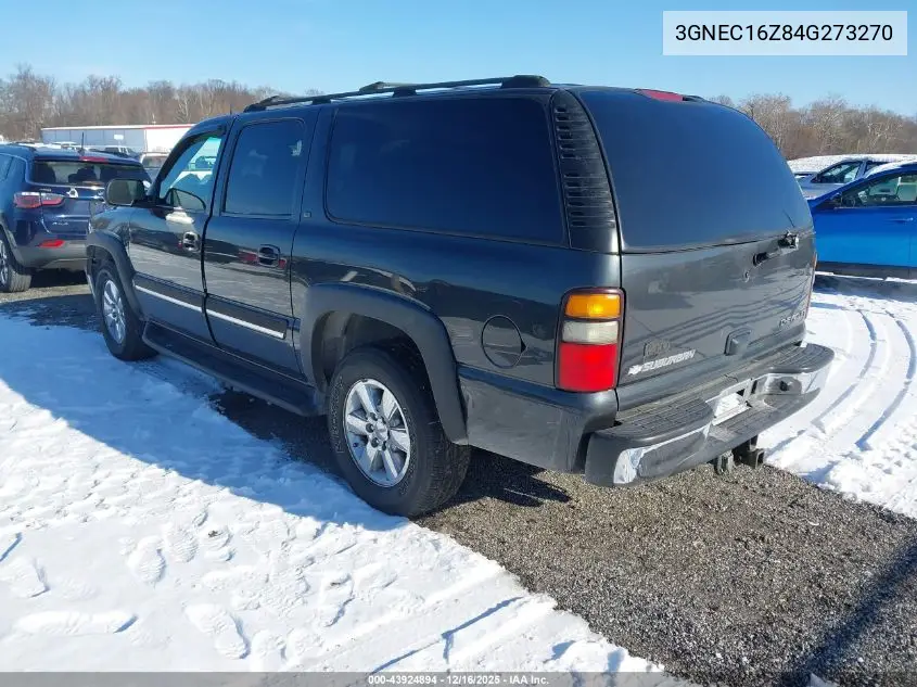 3GNEC16Z84G273270 2004 Chevrolet Suburban 1500 Lt