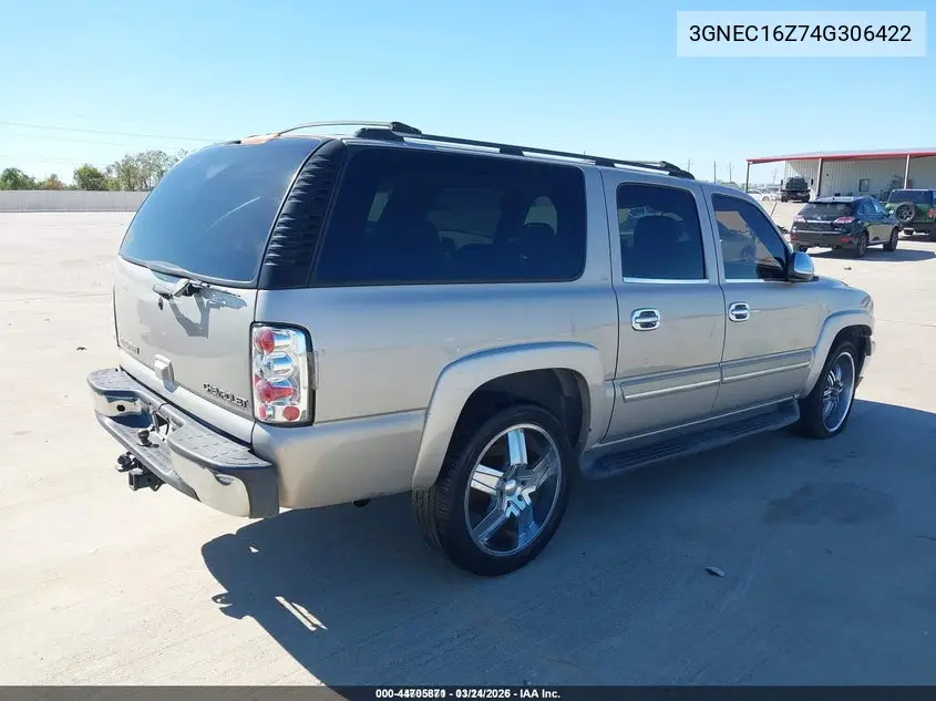 3GNEC16Z74G306422 2004 Chevrolet Suburban 1500 Lt