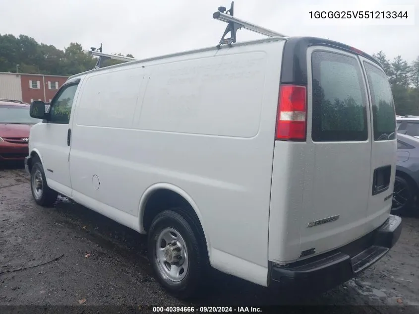 1GCGG25V551213344 2005 Chevrolet Express