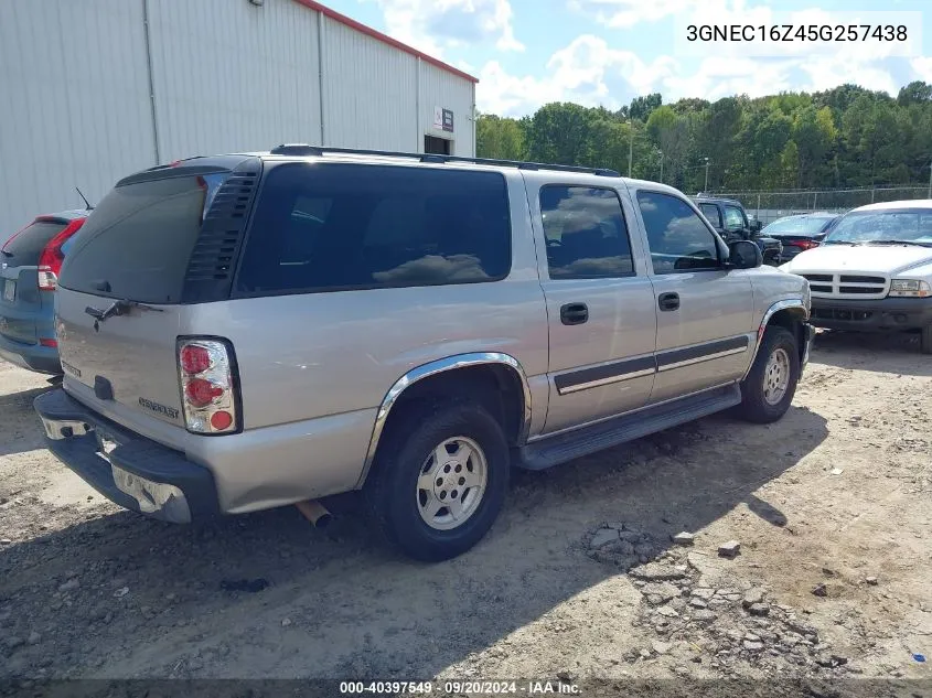 3GNEC16Z45G257438 2005 Chevrolet Suburban 1500 Ls