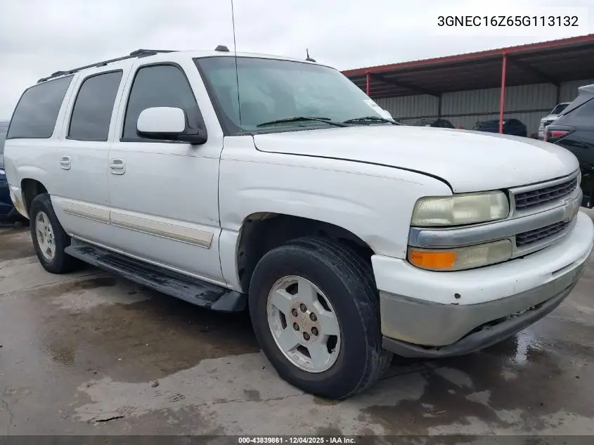 3GNEC16Z65G113132 2005 Chevrolet Suburban 1500 Lt