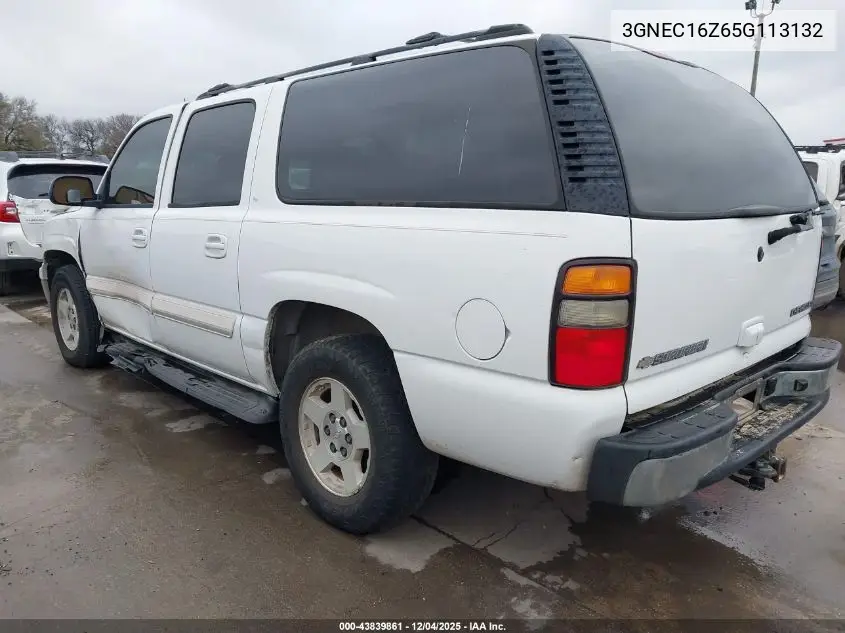 3GNEC16Z65G113132 2005 Chevrolet Suburban 1500 Lt