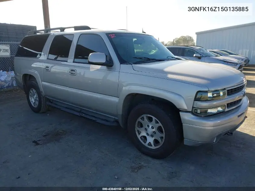 3GNFK16Z15G135885 2005 Chevrolet Suburban 1500 Z71