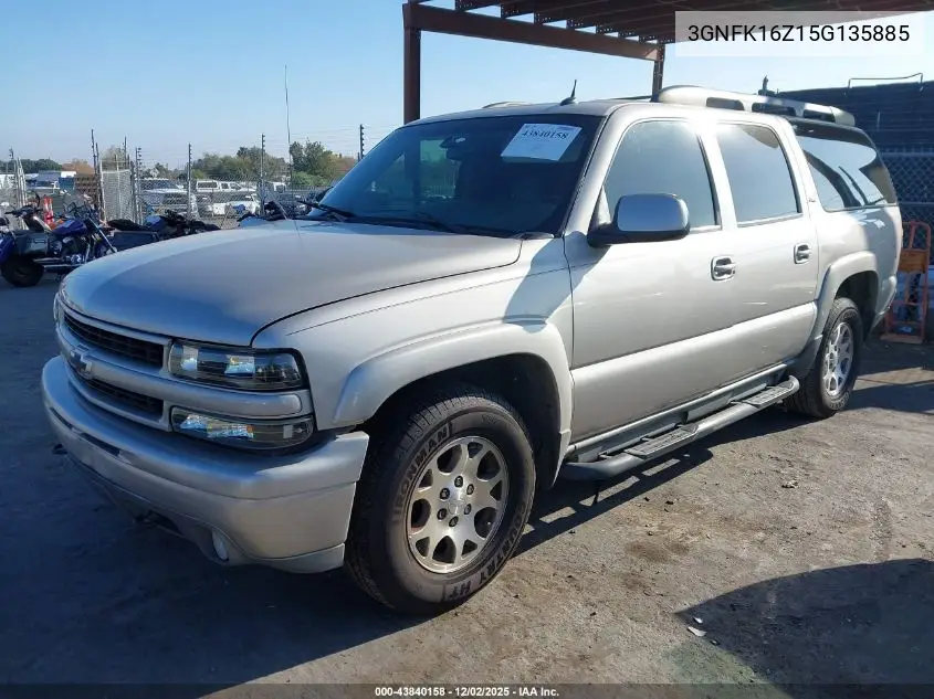 3GNFK16Z15G135885 2005 Chevrolet Suburban 1500 Z71