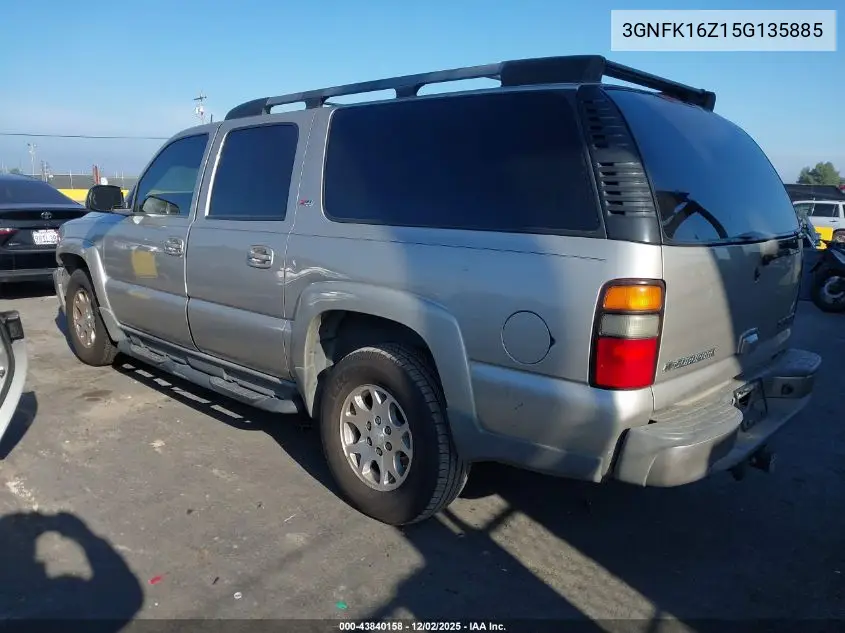 3GNFK16Z15G135885 2005 Chevrolet Suburban 1500 Z71