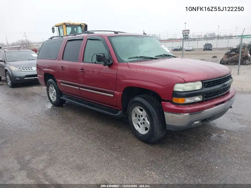 1GNFK16Z55J122250 2005 Chevrolet Suburban 1500 Lt