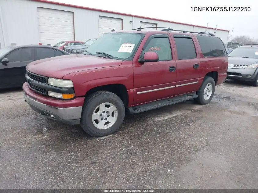 1GNFK16Z55J122250 2005 Chevrolet Suburban 1500 Lt