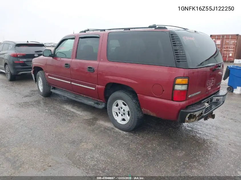1GNFK16Z55J122250 2005 Chevrolet Suburban 1500 Lt