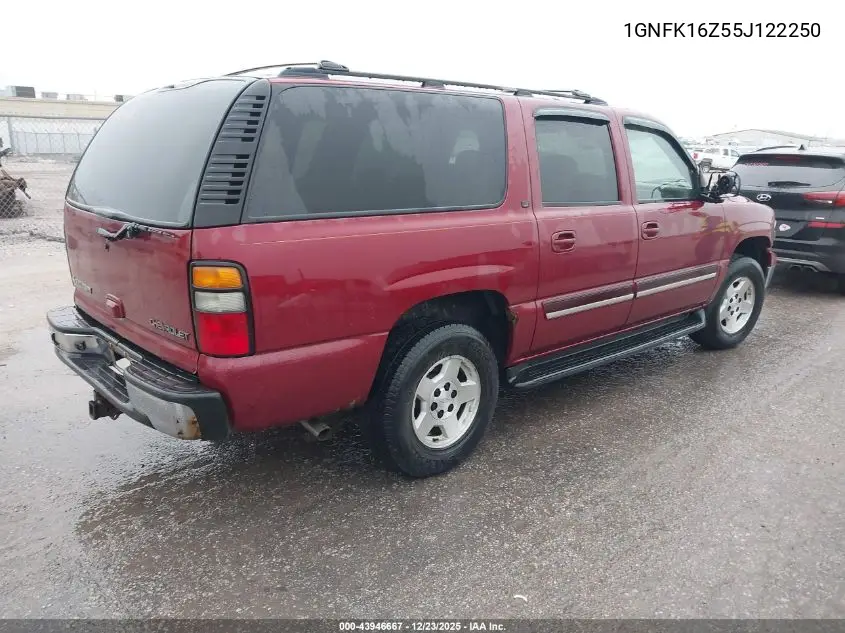 1GNFK16Z55J122250 2005 Chevrolet Suburban 1500 Lt