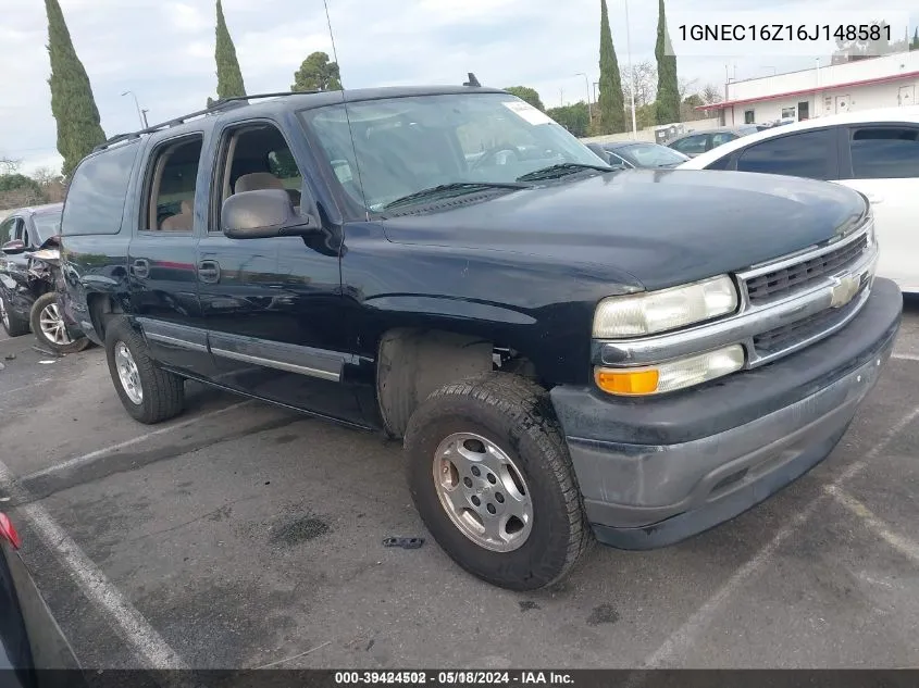 2006 Chevrolet Suburban 1500 Ls VIN: 1GNEC16Z16J148581 Lot: 39424502