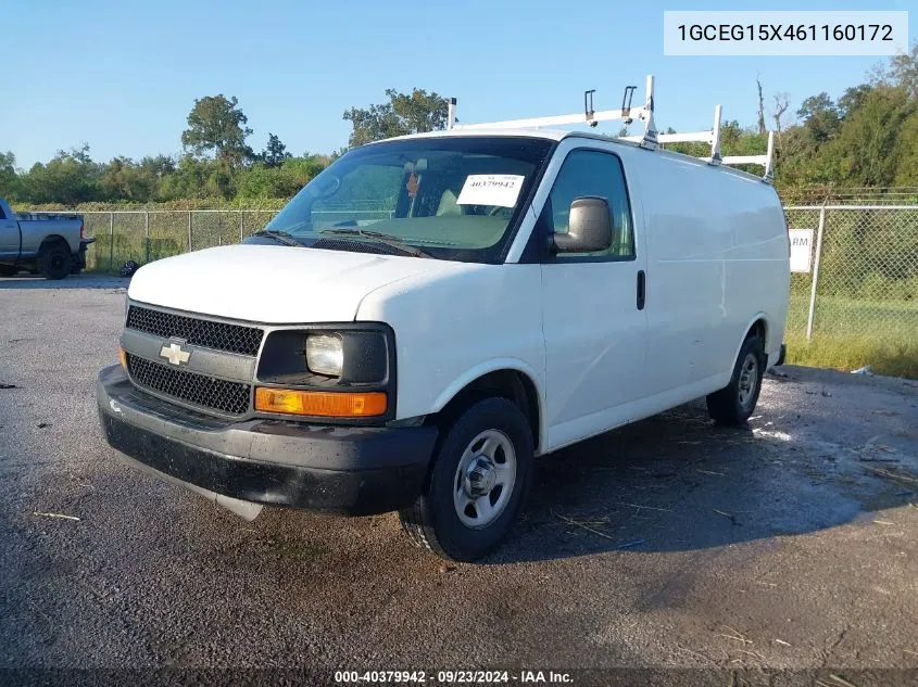 2006 Chevrolet Express VIN: 1GCEG15X461160172 Lot: 40379942