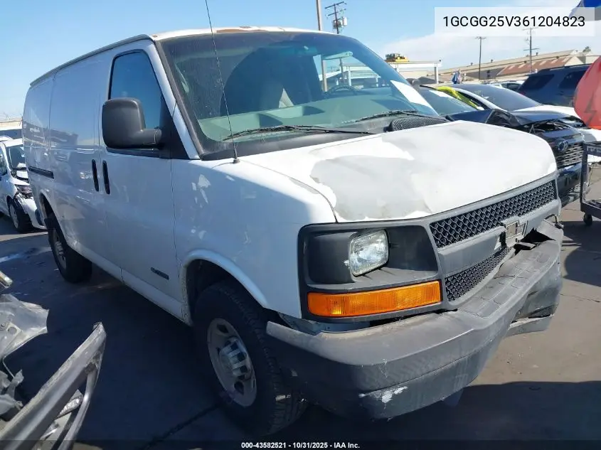 1GCGG25V361204823 2006 Chevrolet Express Work Van