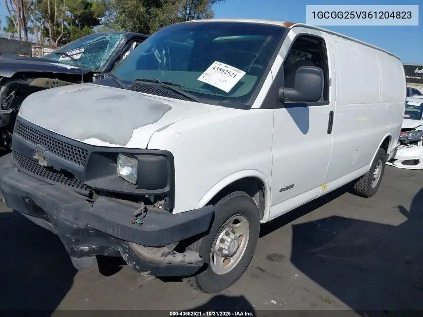 1GCGG25V361204823 2006 Chevrolet Express Work Van