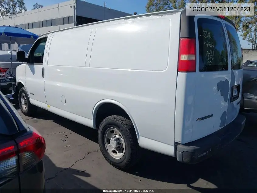 1GCGG25V361204823 2006 Chevrolet Express Work Van