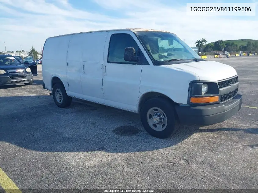 1GCGG25V861199506 2006 Chevrolet Express Work Van