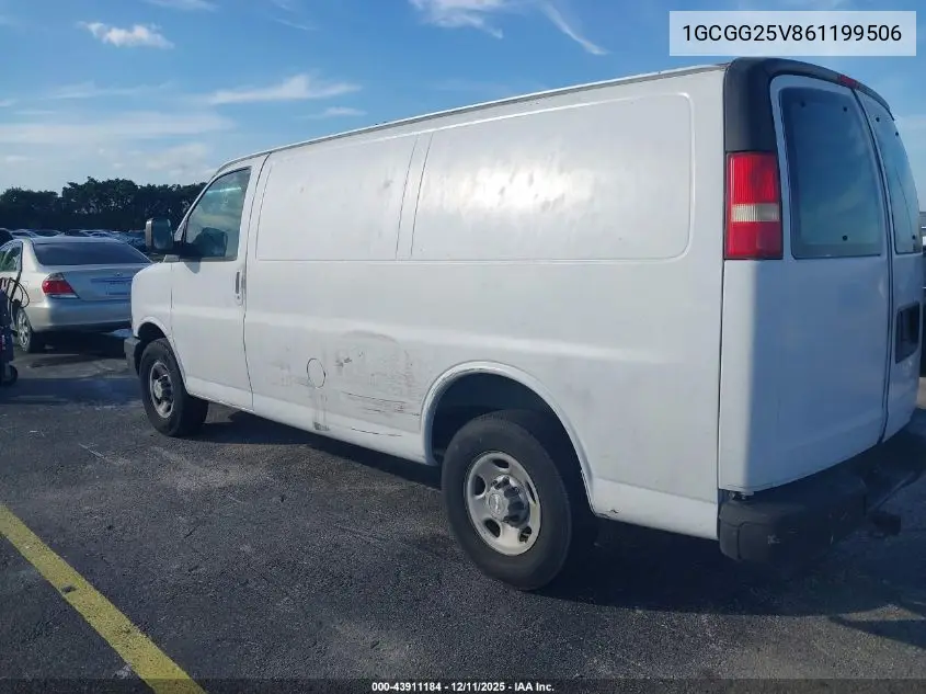 1GCGG25V861199506 2006 Chevrolet Express Work Van