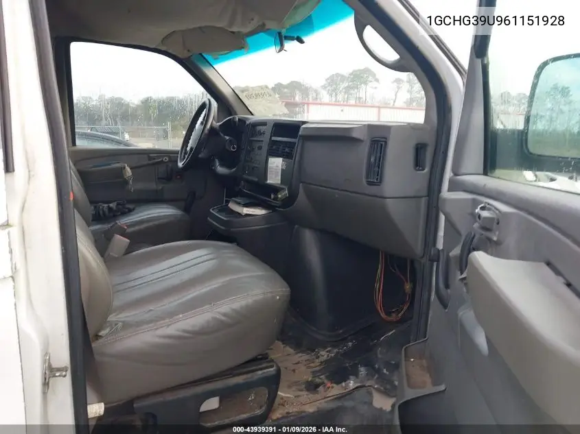 1GCHG39U961151928 2006 Chevrolet Express Work Van