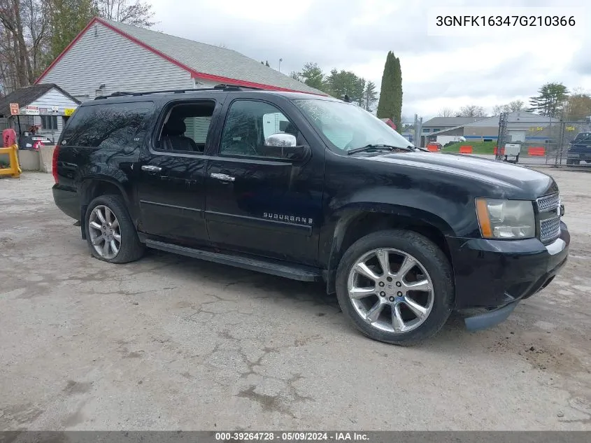 2007 Chevrolet Suburban 1500 Ltz VIN: 3GNFK16347G210366 Lot: 39264728